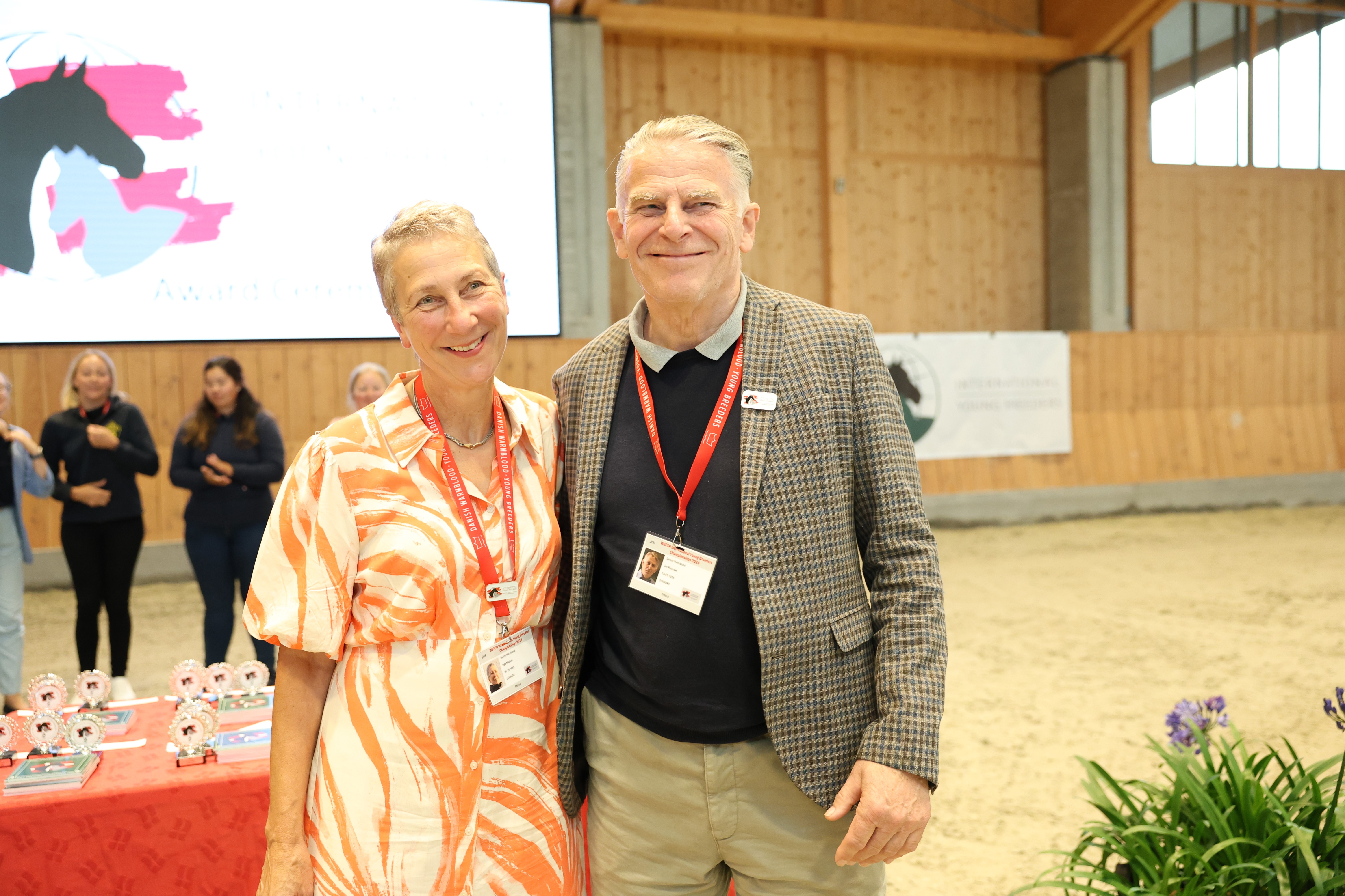 Photo 4: IYB President Inge Madsen and WBFSH President Jan Pedersen. Photo: Ridehesten.com